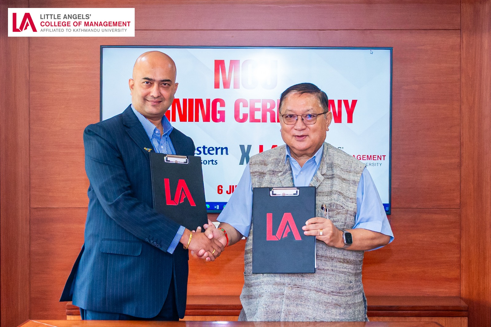 MOU Signing Ceremony between Best Western Hotels & Resorts and Little Angels' College of Management